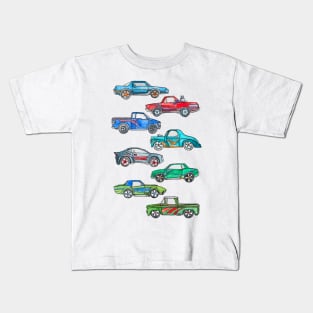 Toy Car Pile Up Kids T-Shirt